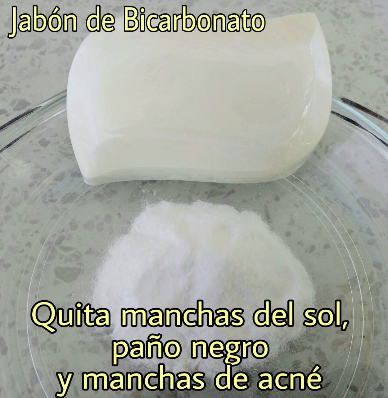 jabon de bicarbonato